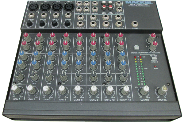For your information this is a stock photo. 12-Channel mixer