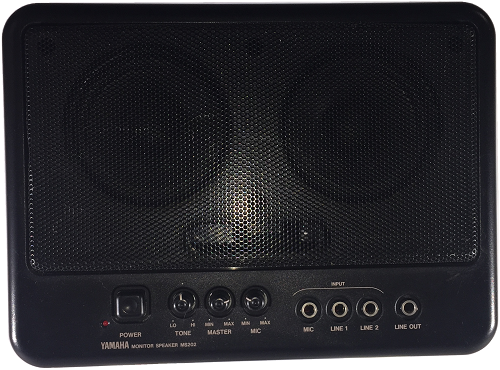 For your information this is an actual photo of the item for sale. powered monitor